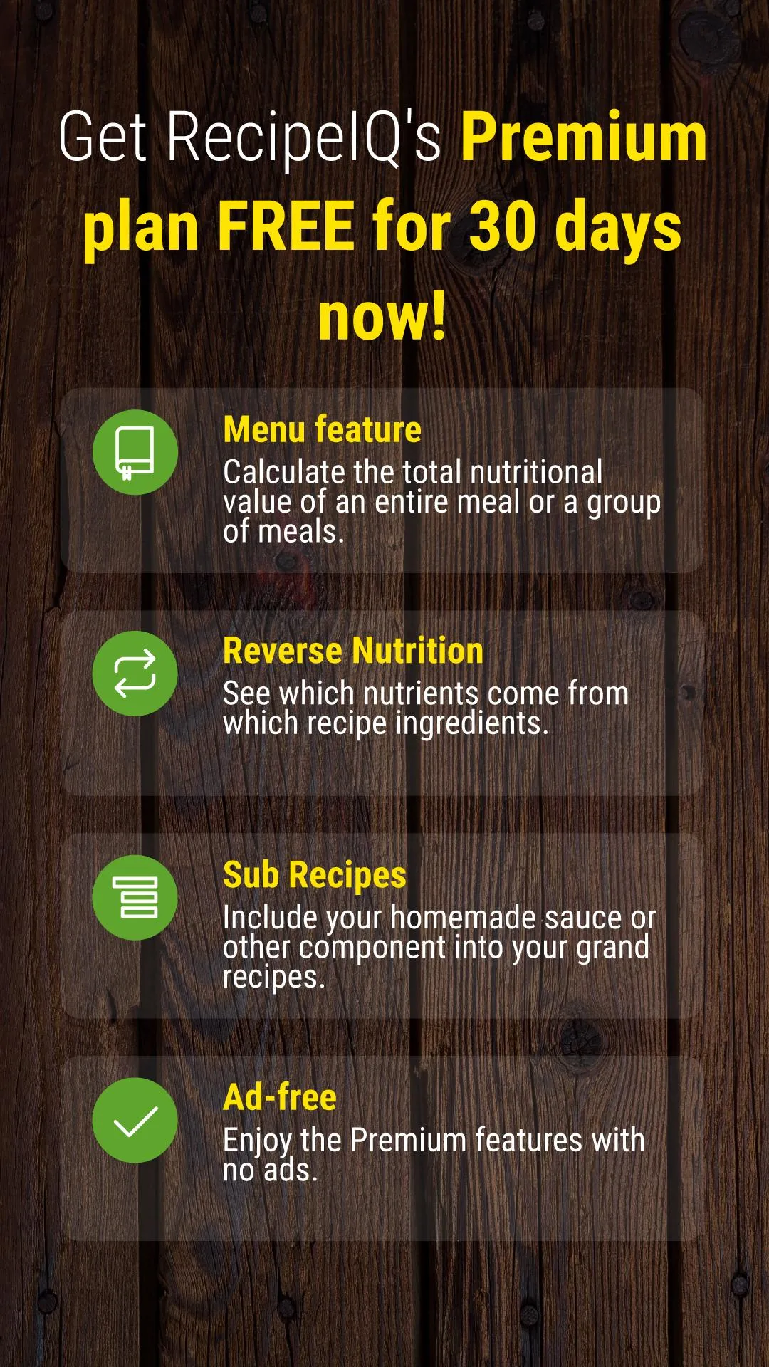 RecipeIQ: Recipe Organizer | Indus Appstore | Screenshot