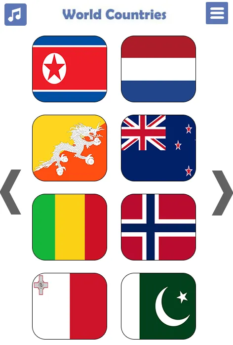 World Countries Flags Capitals | Indus Appstore | Screenshot