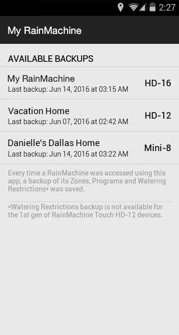 RainMachine | Indus Appstore | Screenshot