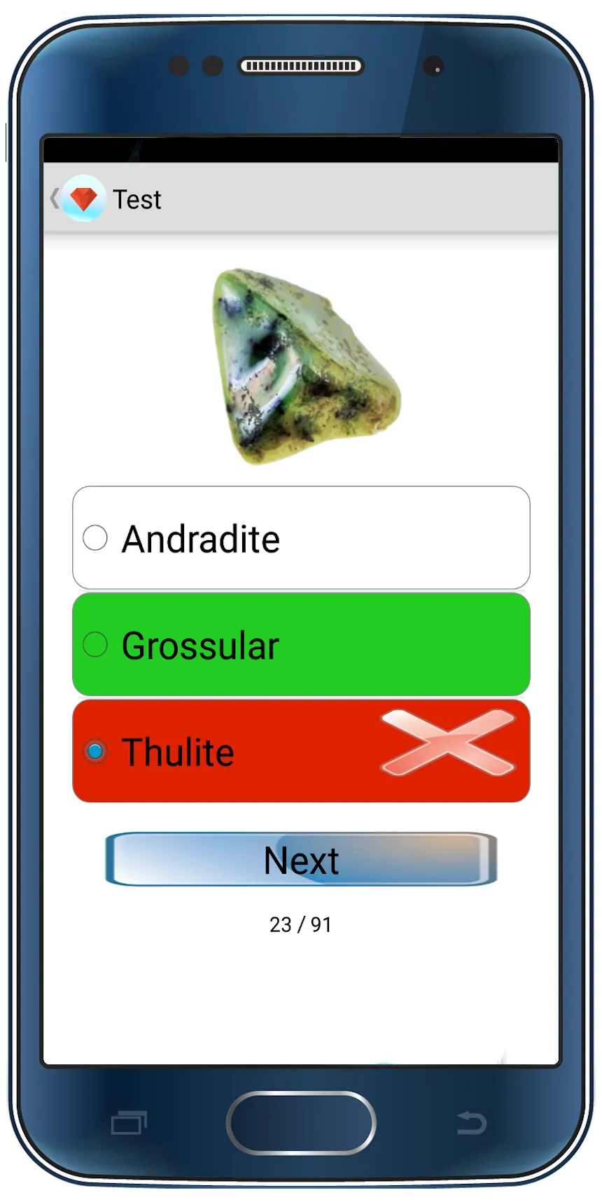 Gemstones list with descriptio | Indus Appstore | Screenshot