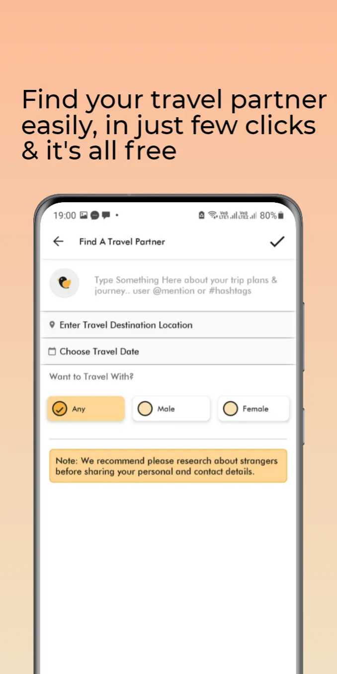 Parindey - Find Travel Partner | Indus Appstore | Screenshot