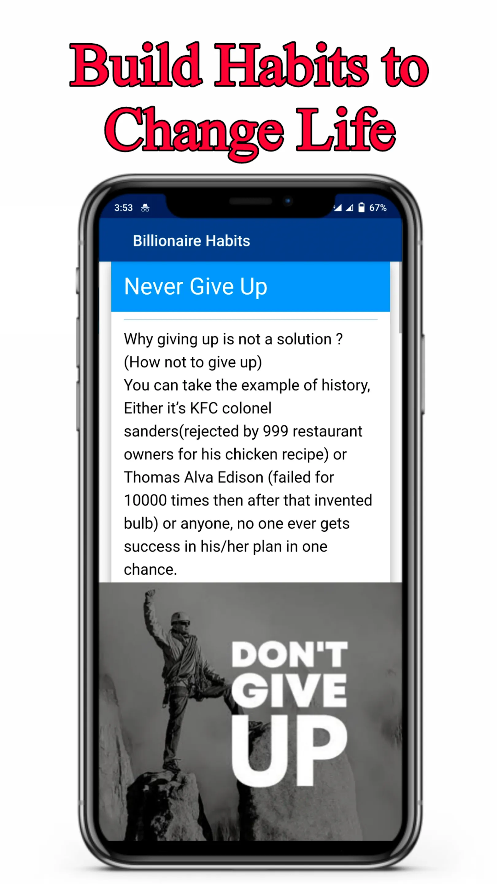 100+ Billionaire Habits | Indus Appstore | Screenshot