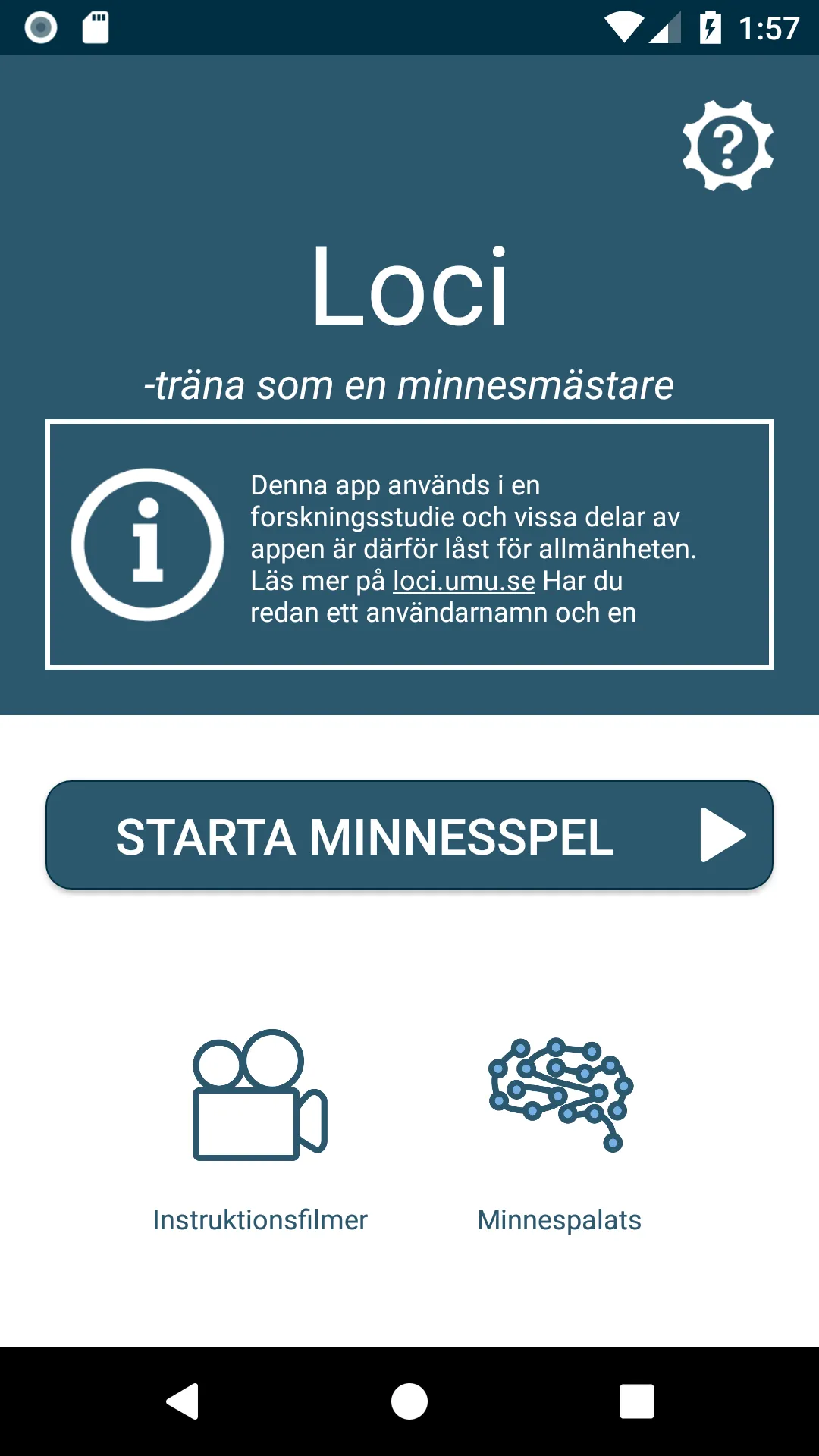 Minnesappen Loci | Indus Appstore | Screenshot