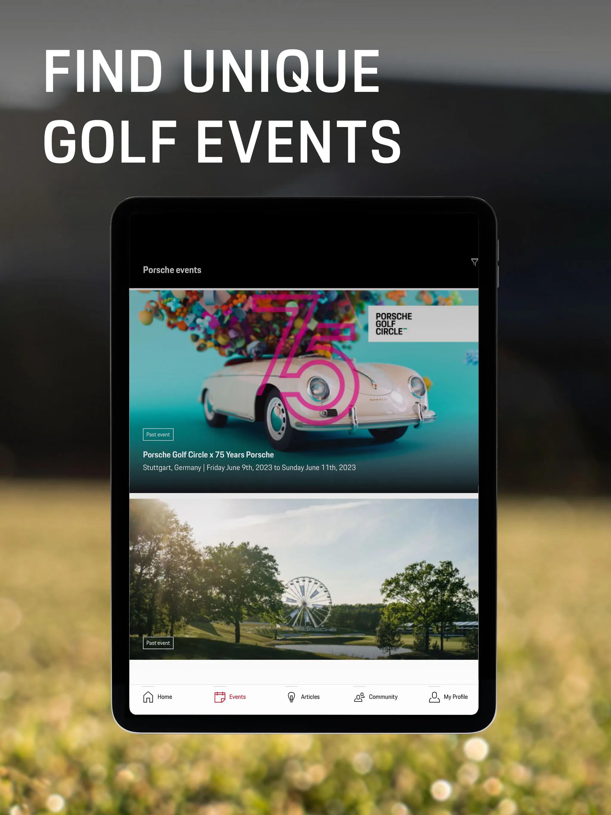 Porsche Golf Circle | Indus Appstore | Screenshot