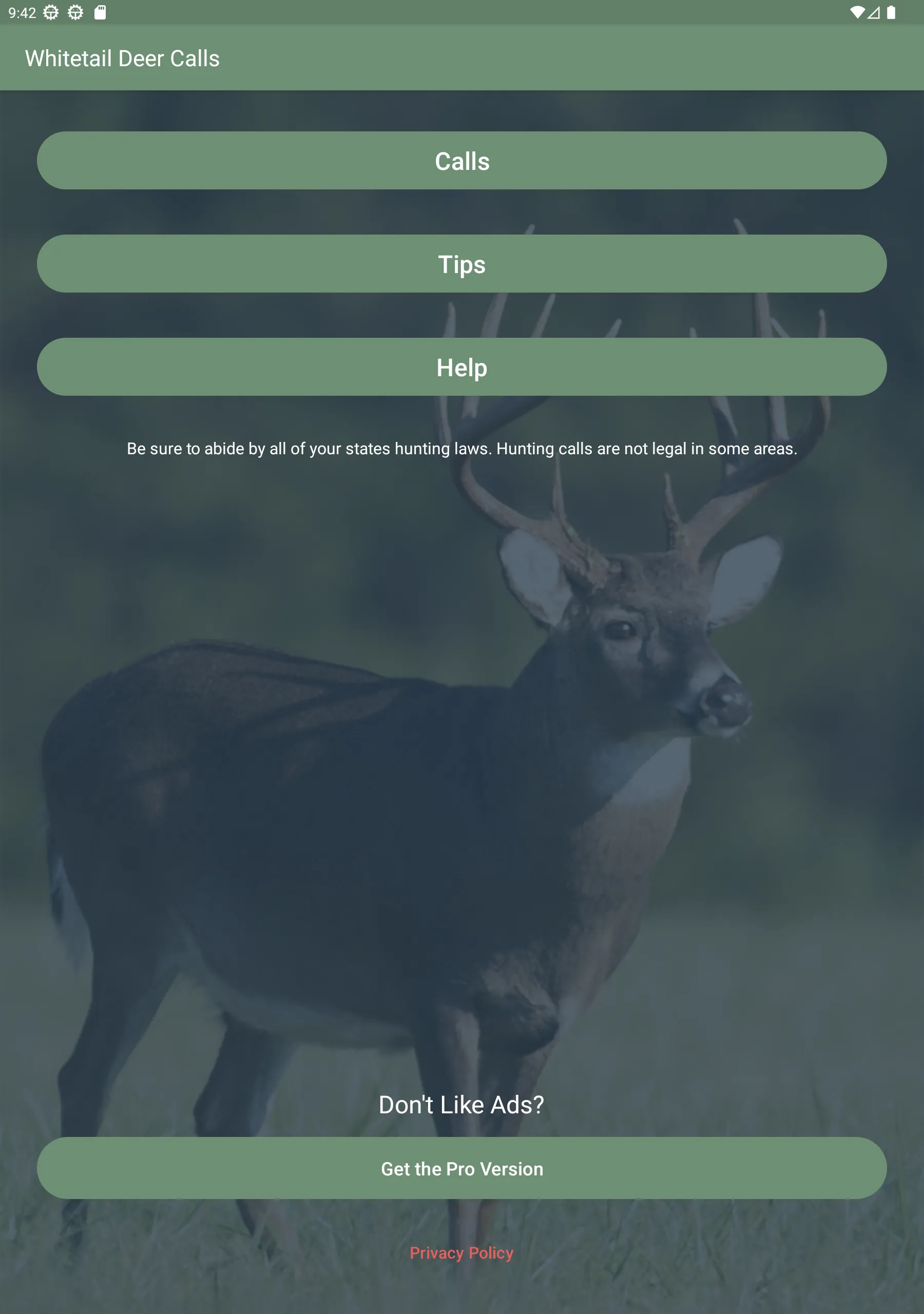 Whitetail Deer Calls | Indus Appstore | Screenshot