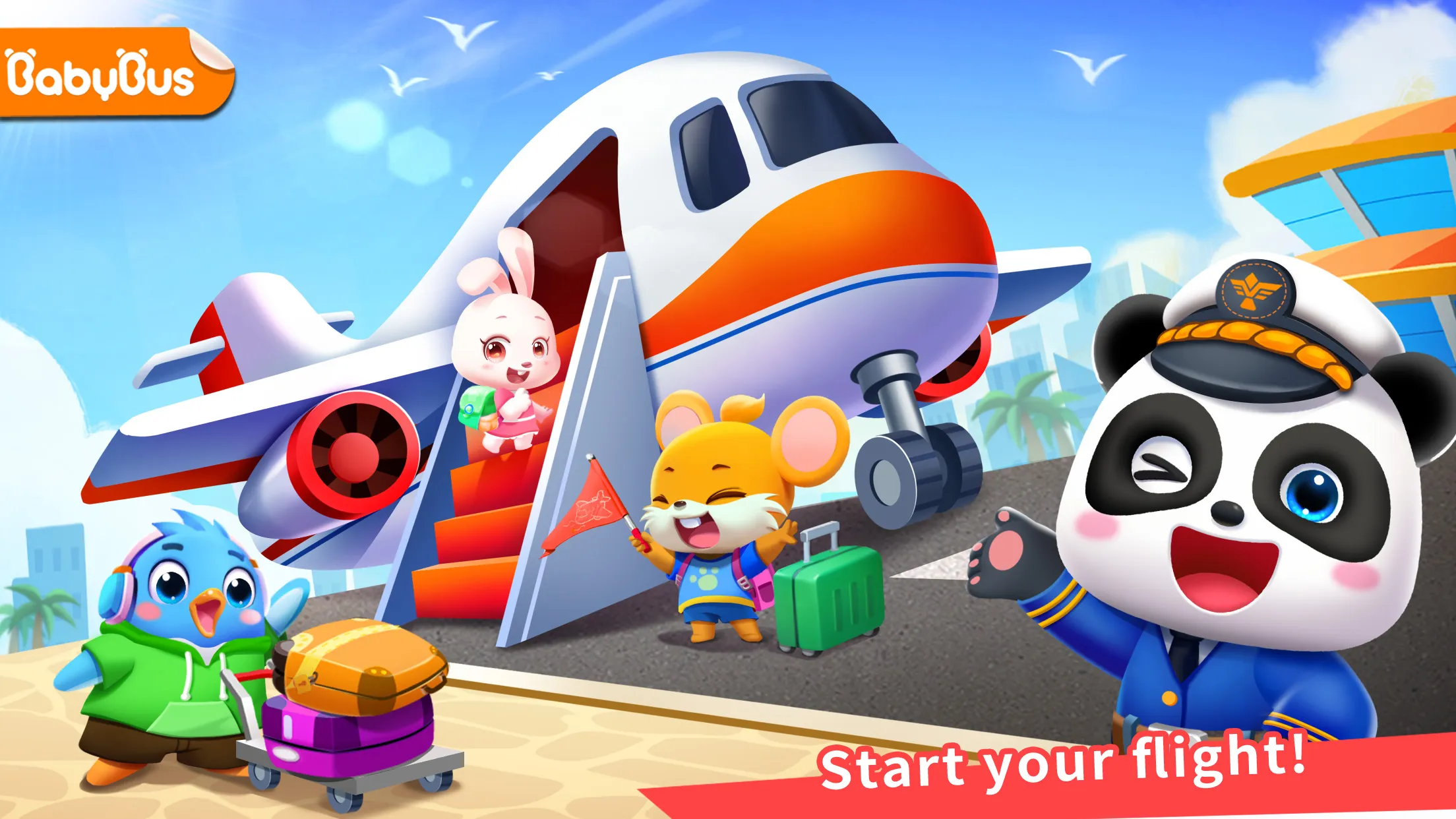 Baby Panda's Airport | Indus Appstore | Screenshot