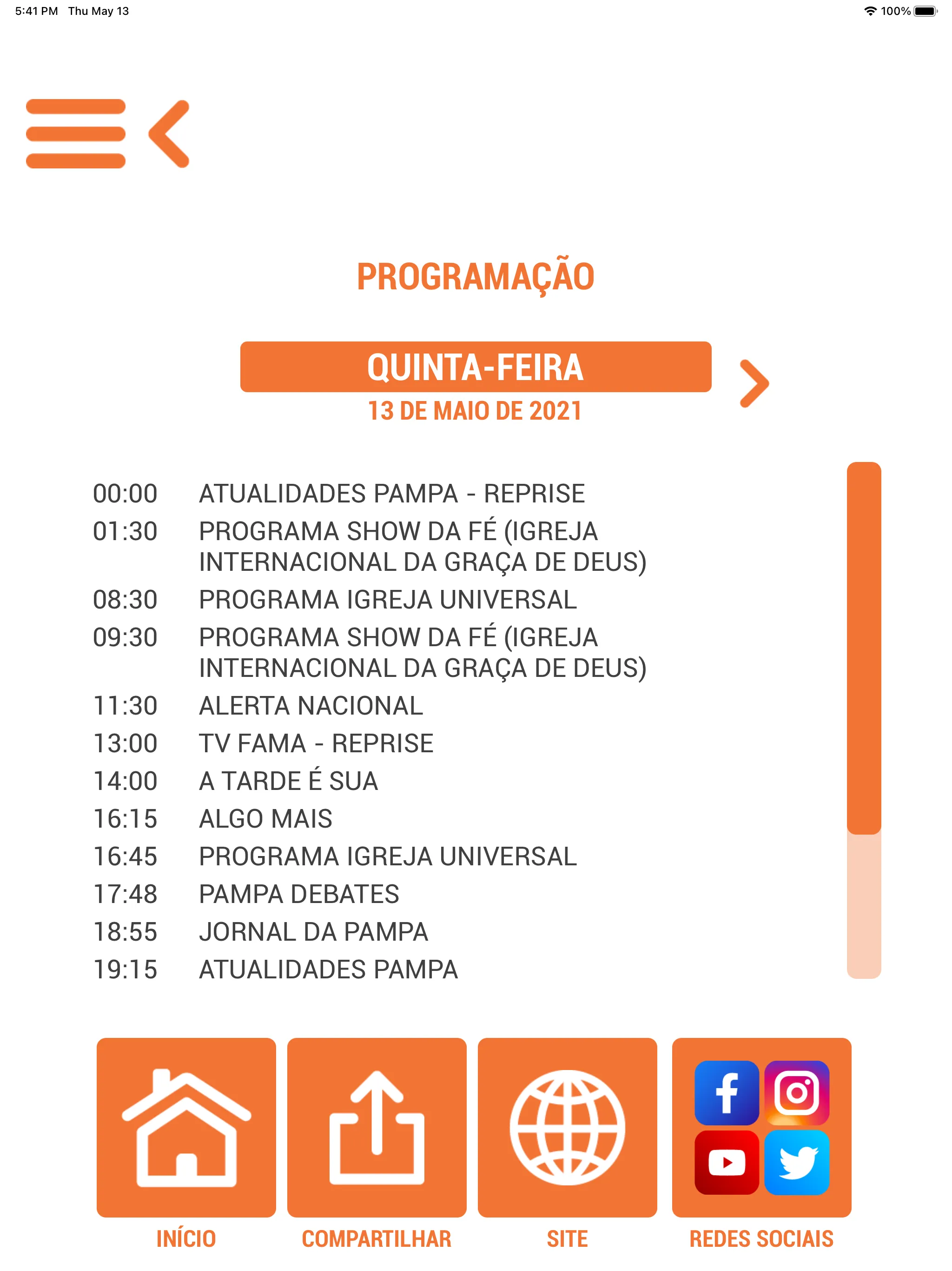 TV Pampa | Indus Appstore | Screenshot