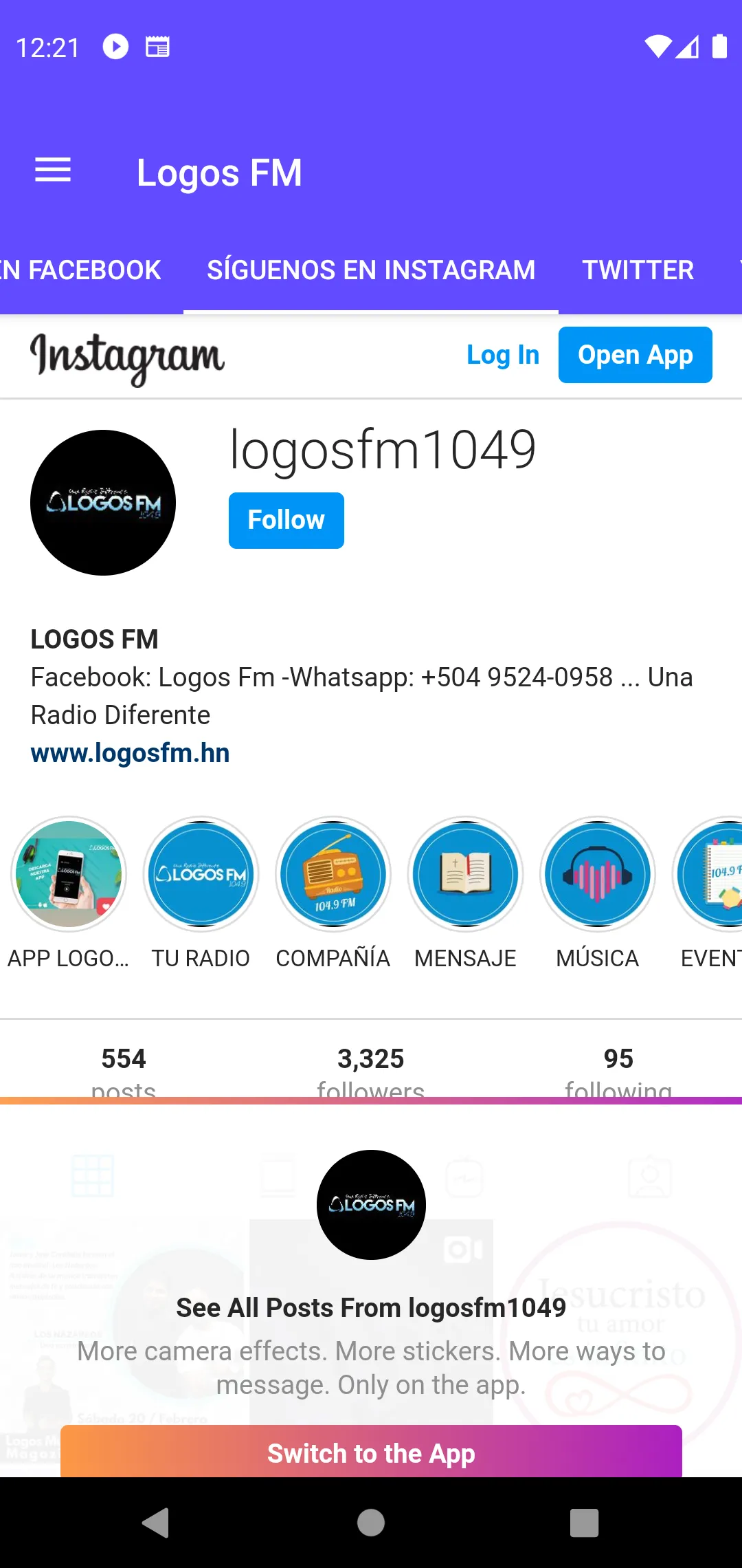 LOGOS FM | Indus Appstore | Screenshot