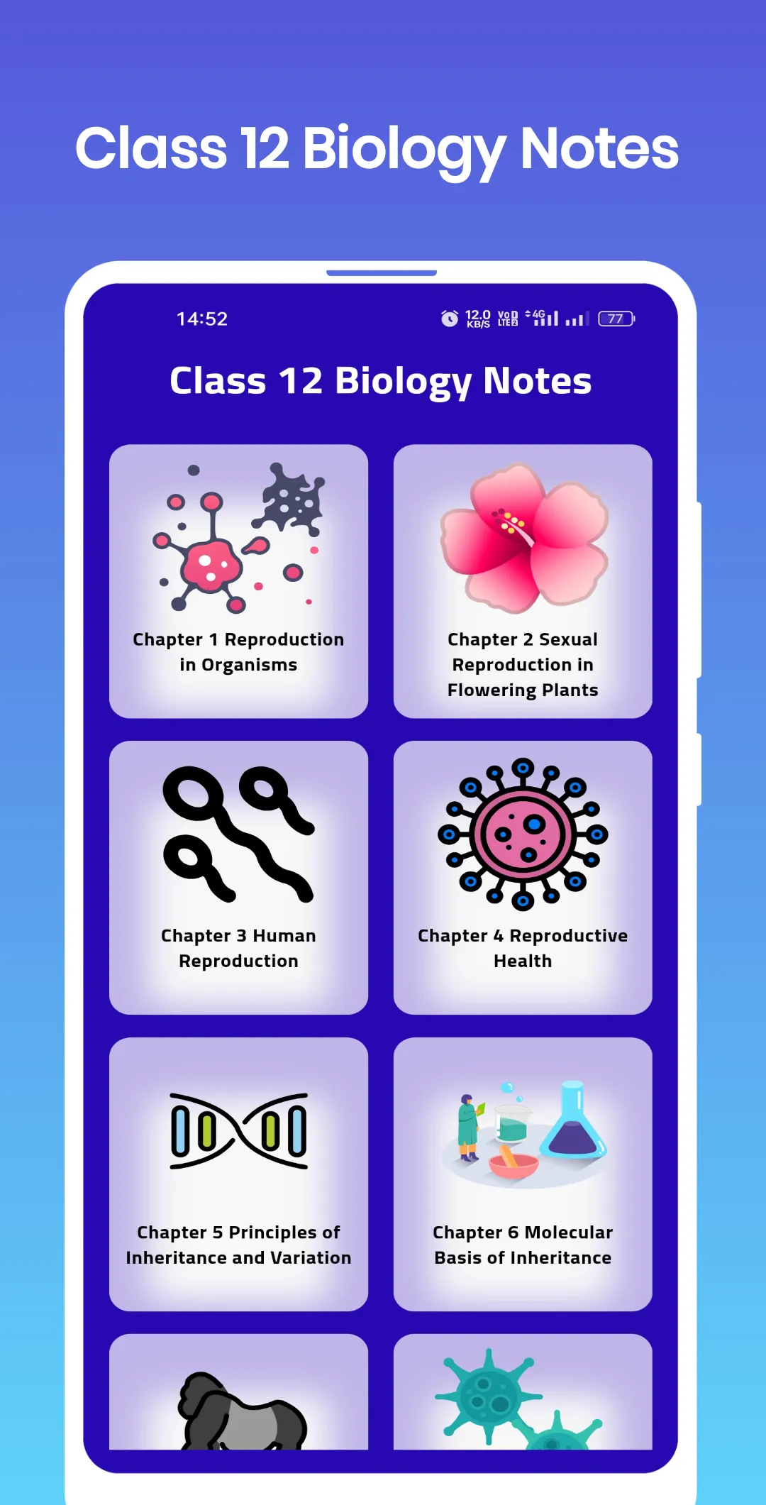 Class 12 Biology Notes | Indus Appstore | Screenshot