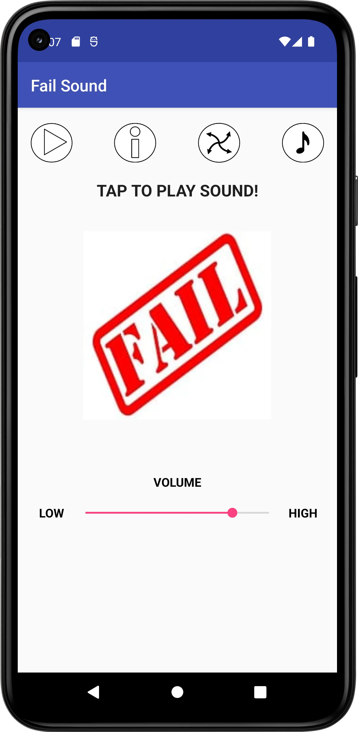 Fail Sound | Indus Appstore | Screenshot