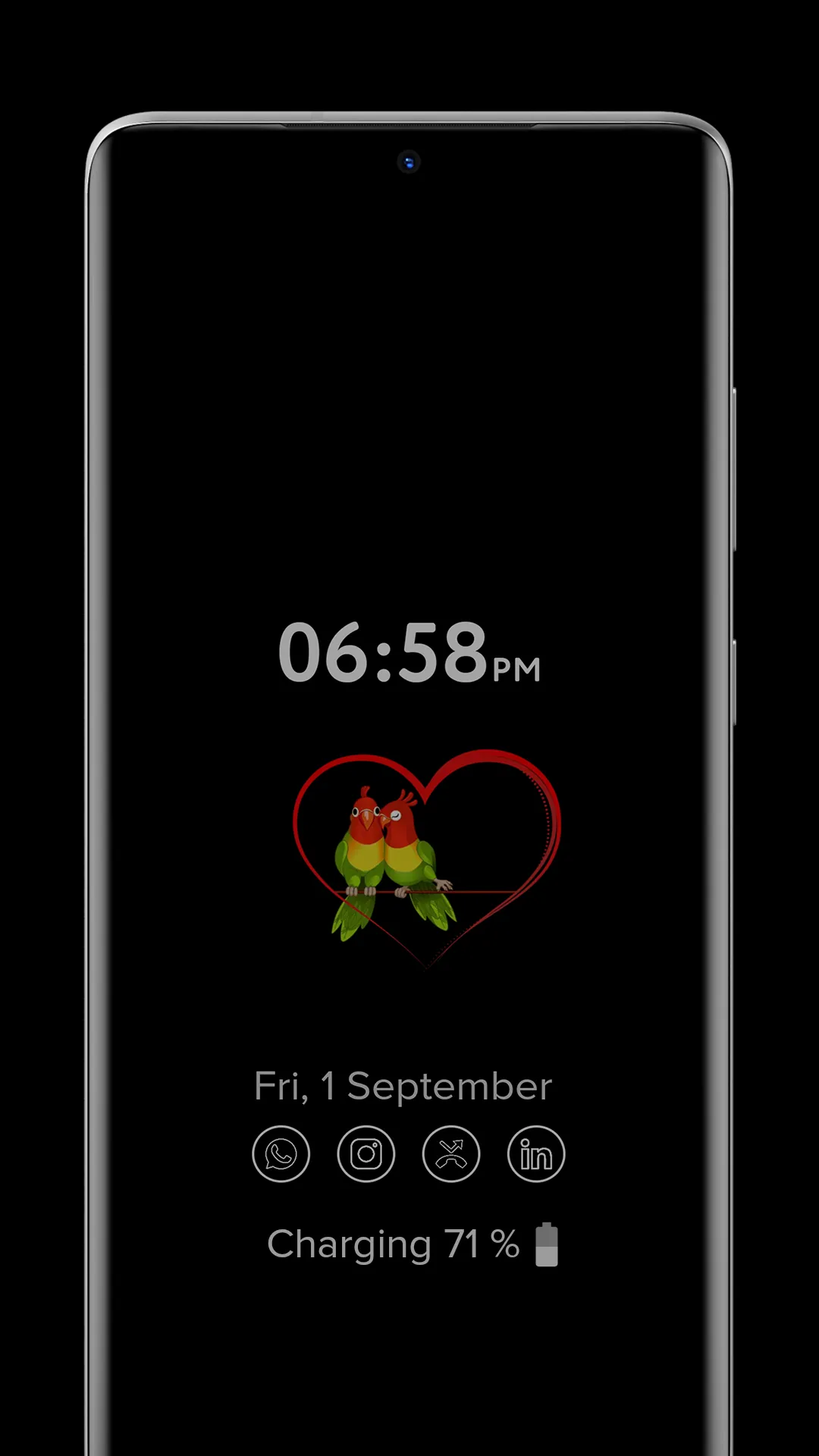 Always on Display Amoled Clock | Indus Appstore | Screenshot