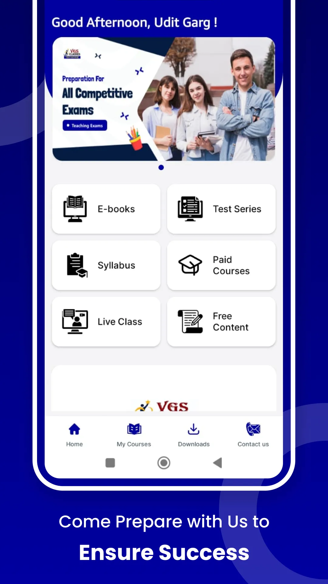 VGS Classes | Indus Appstore | Screenshot