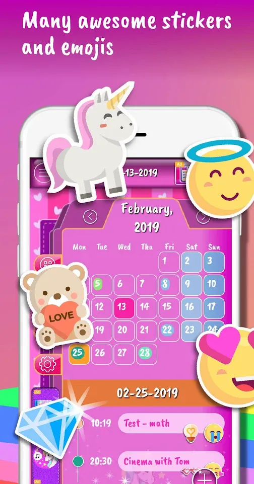 Unicorn Calendar | Indus Appstore | Screenshot