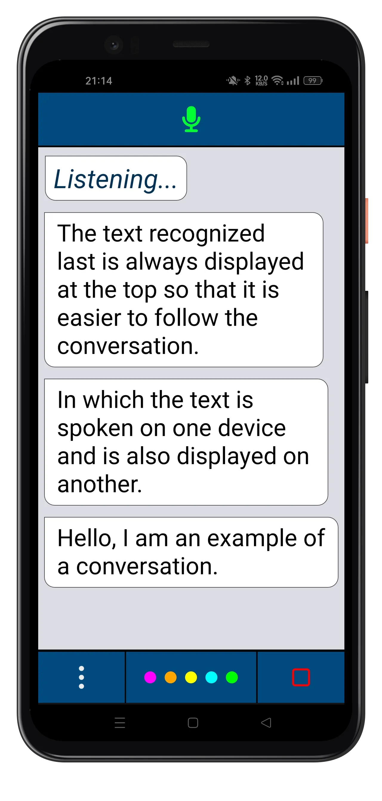 Speech to text helper for deaf | Indus Appstore | Screenshot