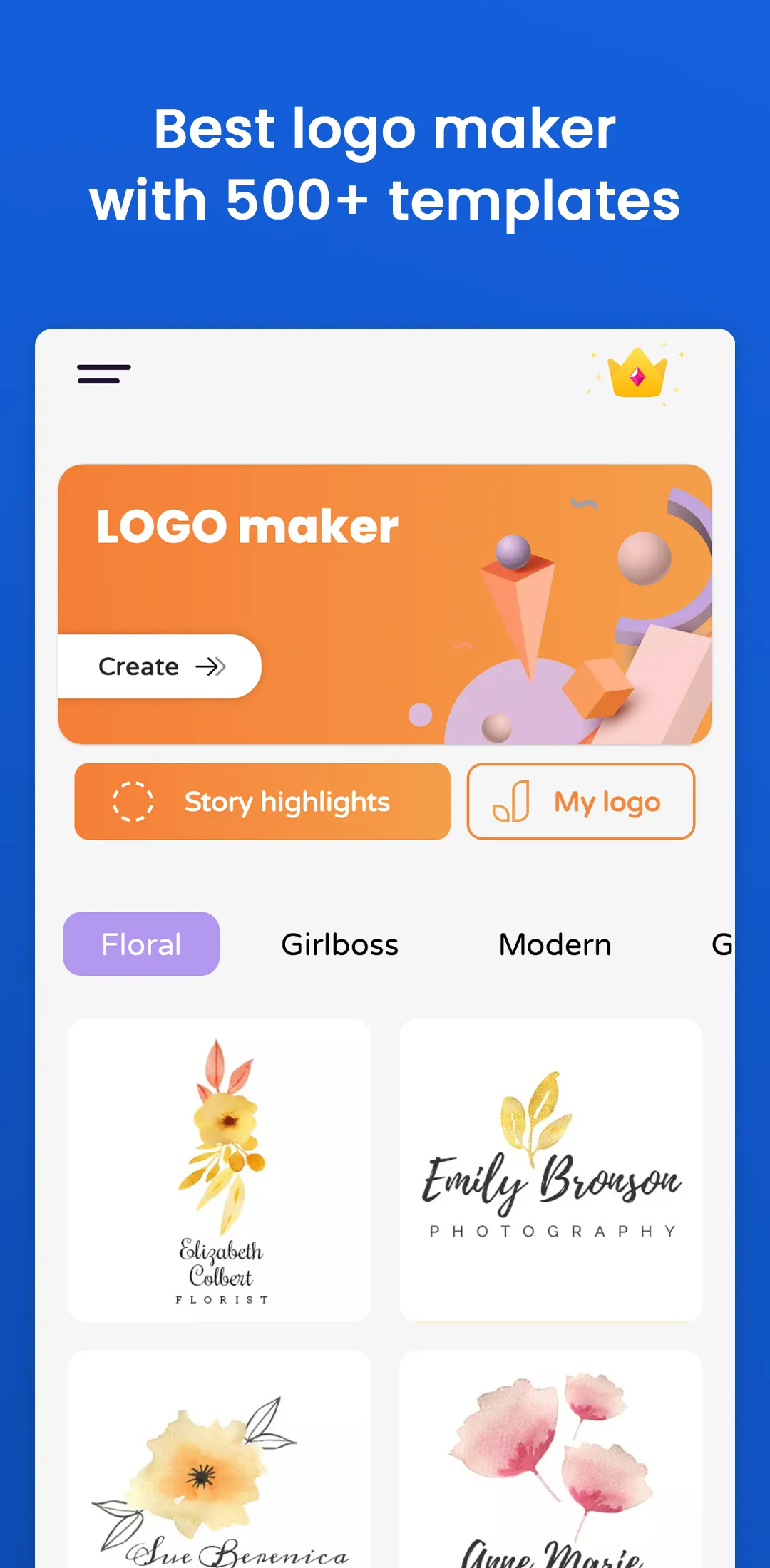 Logo Maker : Easy Logo Creator | Indus Appstore | Screenshot