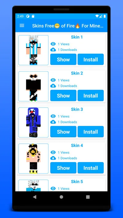 Skins FreeFire For Minecraft | Indus Appstore | Screenshot