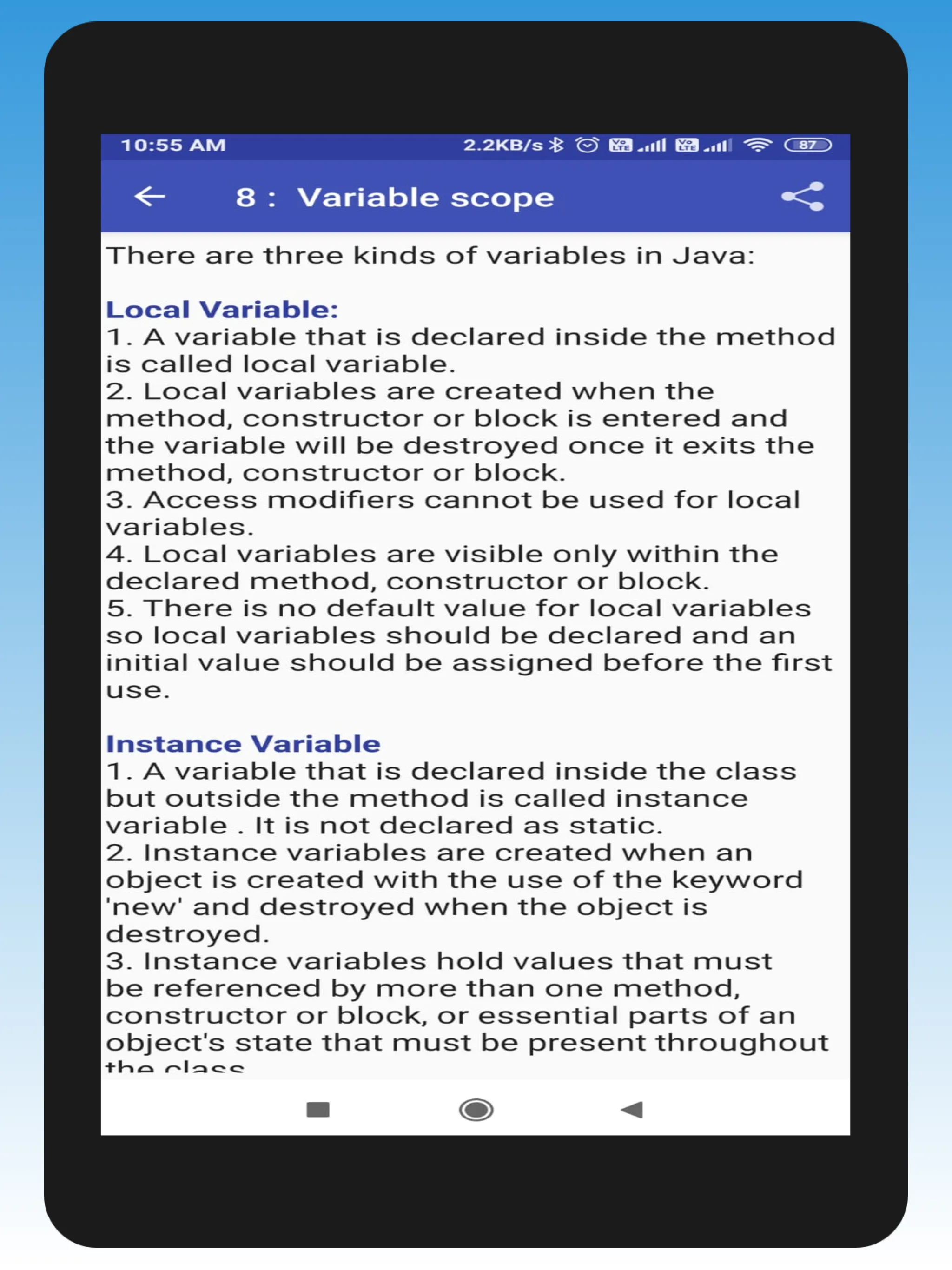 Learn Java Programming | Indus Appstore | Screenshot