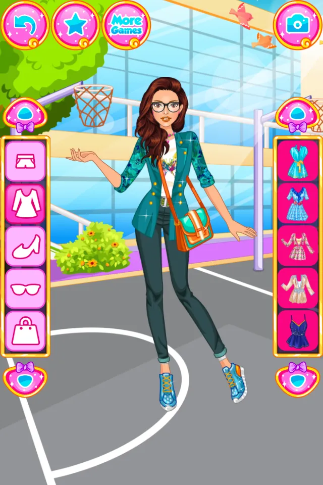 High School Dress Up For Girls | Indus Appstore | Screenshot