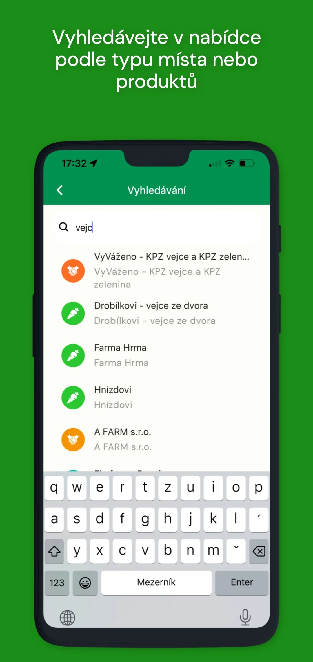 Adresář farmářů Hnutí DUHA | Indus Appstore | Screenshot