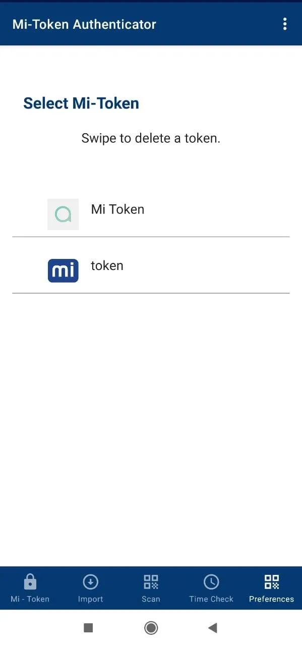 Mi-Token Authenticator | Indus Appstore | Screenshot