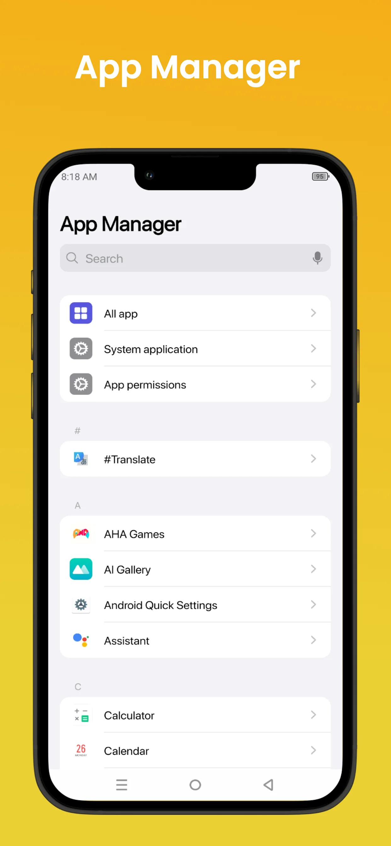 App Manager Phone 16 | Indus Appstore | Screenshot