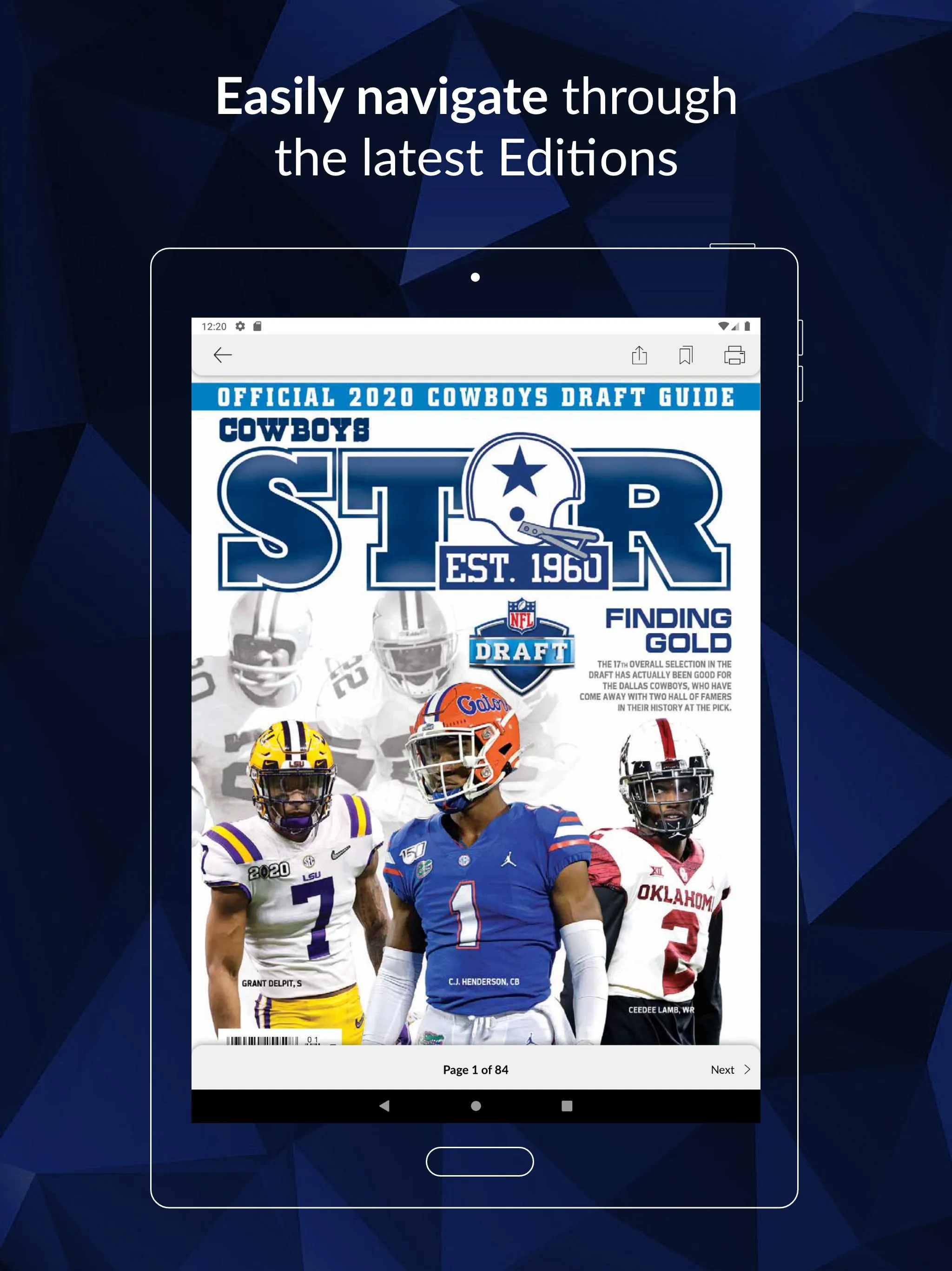 Dallas Cowboys Star Magazine | Indus Appstore | Screenshot