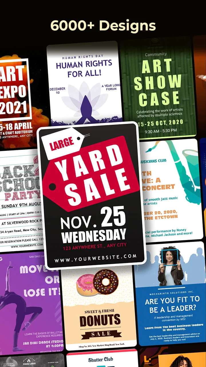 Poster Maker: Flyer Designer | Indus Appstore | Screenshot