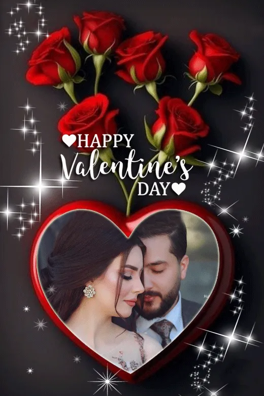 Valentine day photo frame 2024 | Indus Appstore | Screenshot