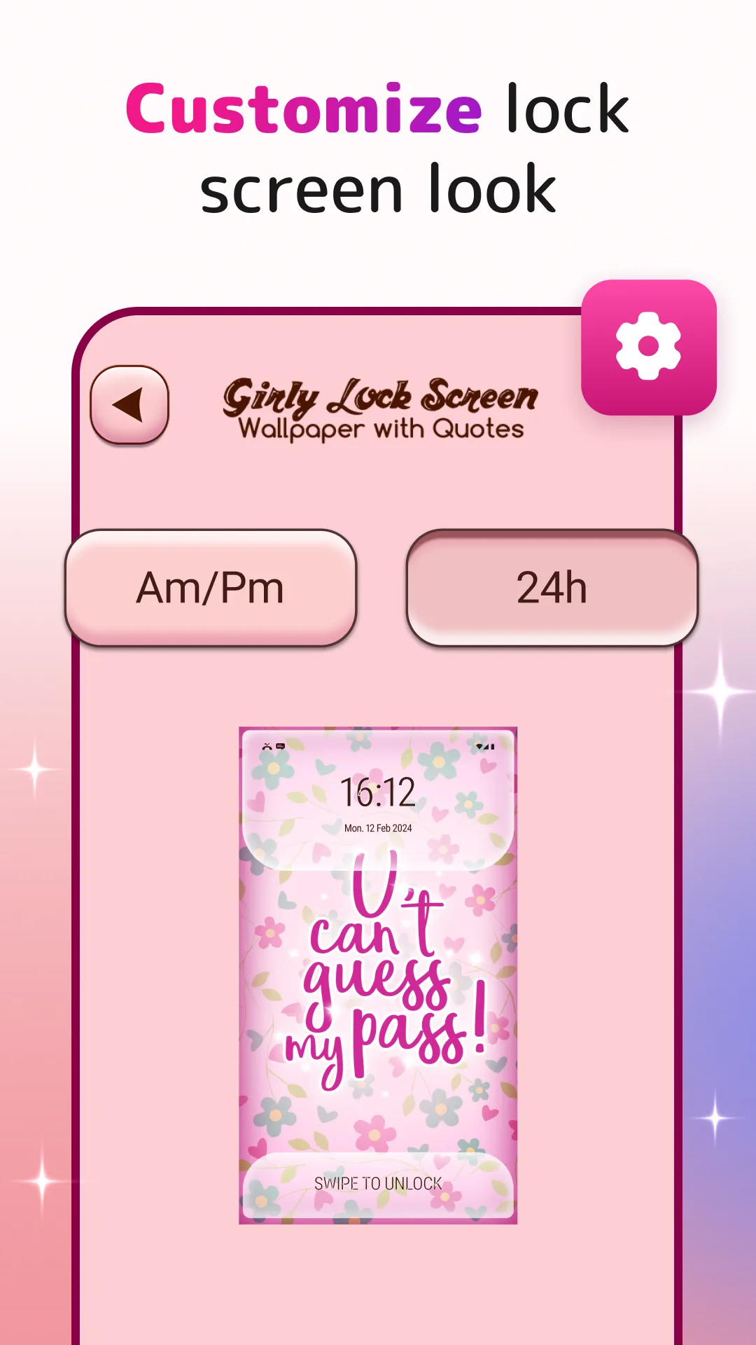 Cute Lock Screen & Wallpapers | Indus Appstore | Screenshot