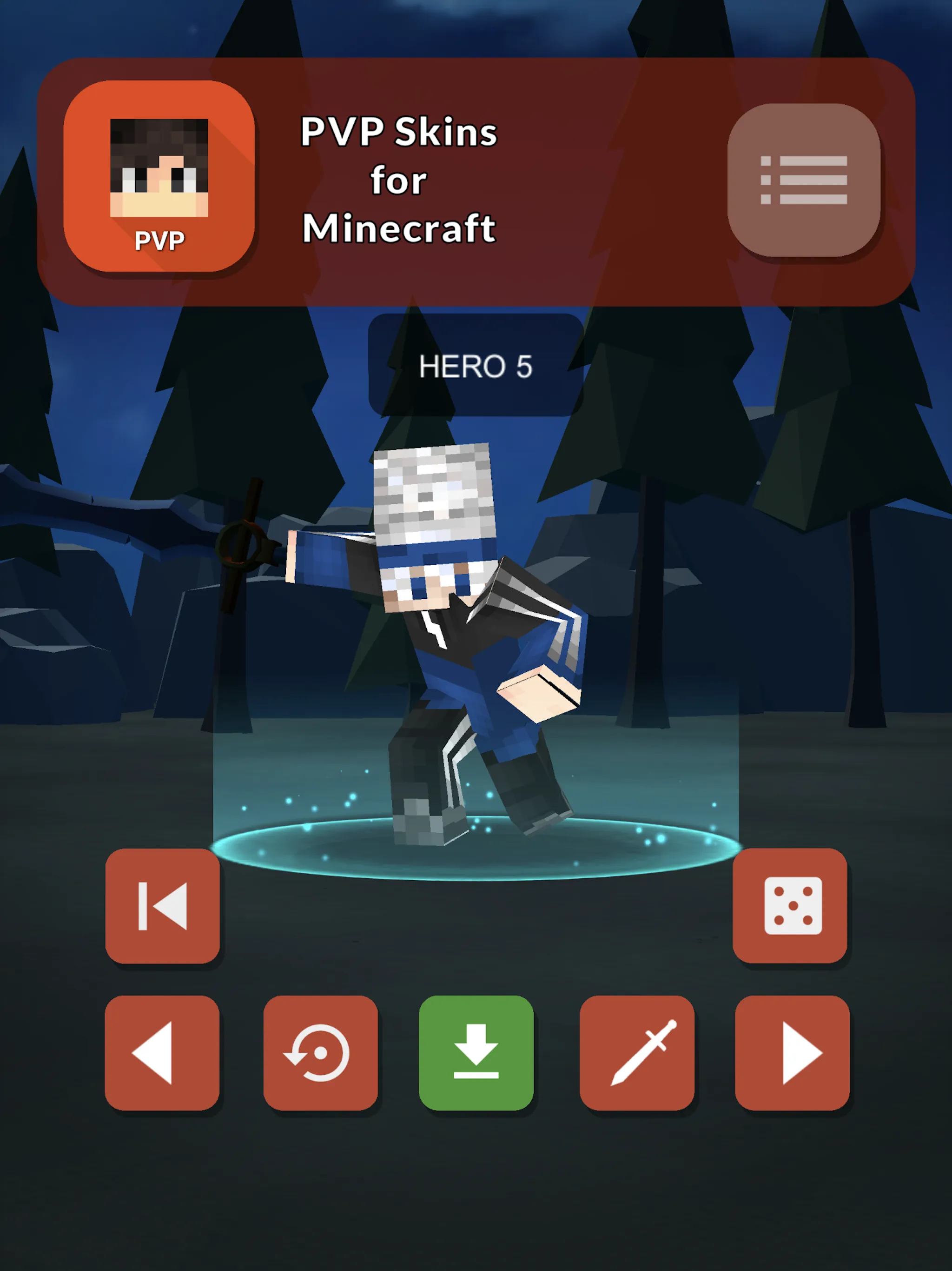 PVP Skins for Minecraft | Indus Appstore | Screenshot