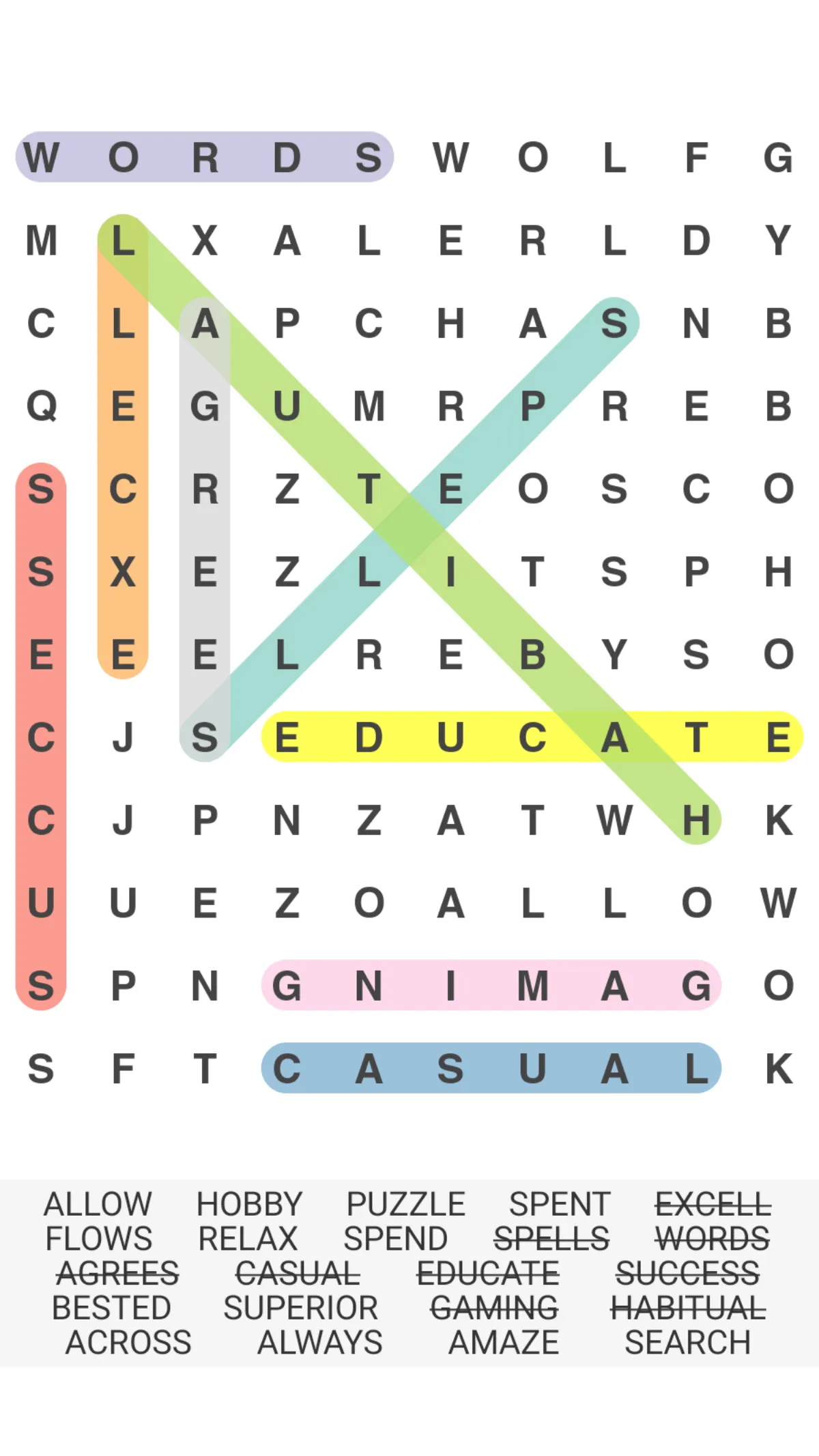 Word Search | Indus Appstore | Screenshot