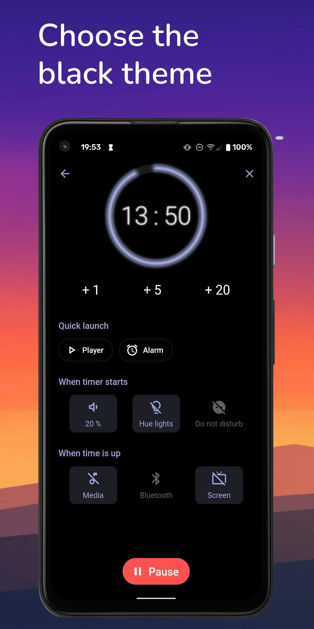 Comfy Sleep Timer - Stop music | Indus Appstore | Screenshot