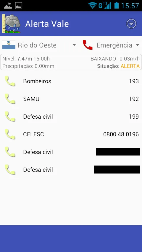 Alerta Vale do Itajaí | Indus Appstore | Screenshot