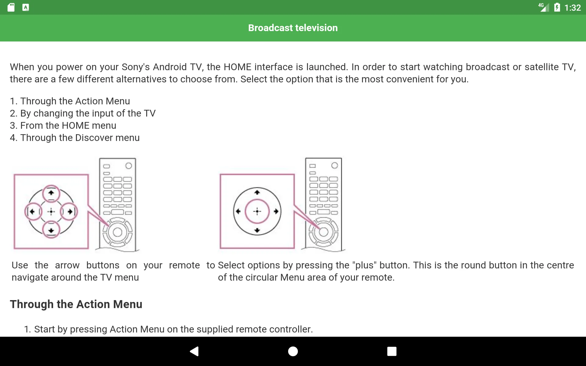 Guide for Sony Android TV | Indus Appstore | Screenshot