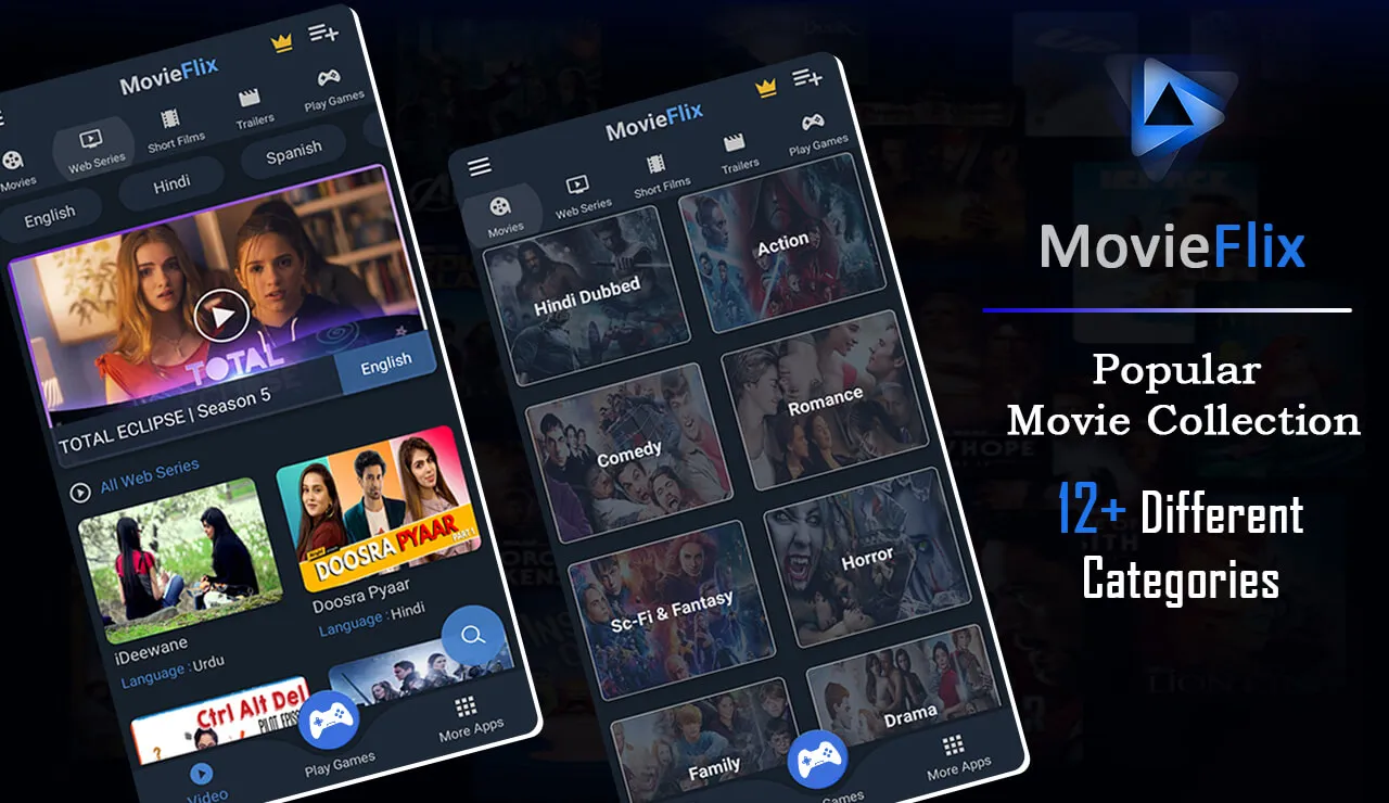 MovieFlix: Movies & Web Series | Indus Appstore | Screenshot