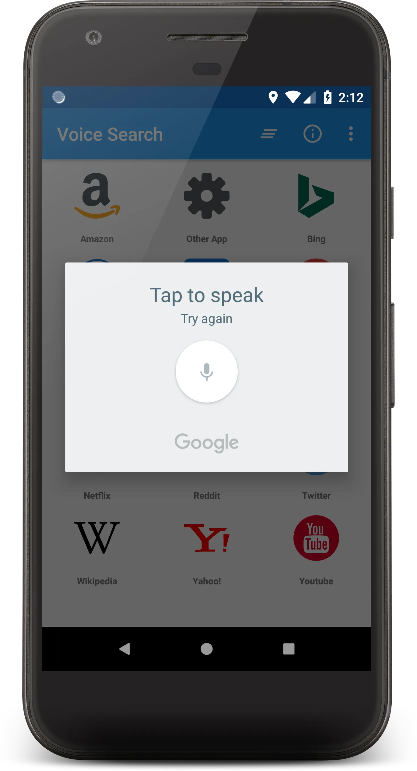 Voice search App | Indus Appstore | Screenshot