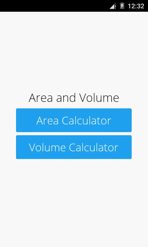 Area and Volume Calculator | Indus Appstore | Screenshot