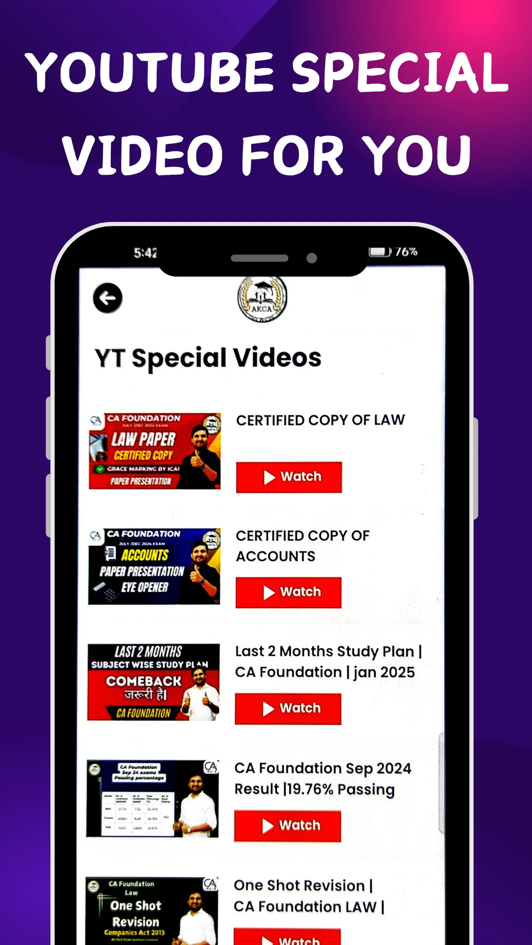 Amol Kasar's AKCA | Indus Appstore | Screenshot