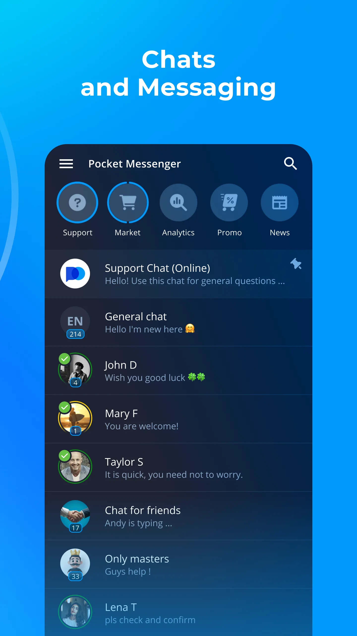 Pocket Messenger | Indus Appstore | Screenshot