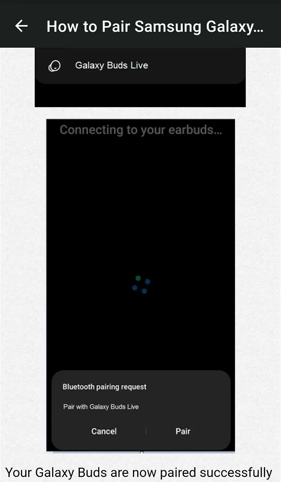 Samsung Galaxy Buds Live Guide | Indus Appstore | Screenshot