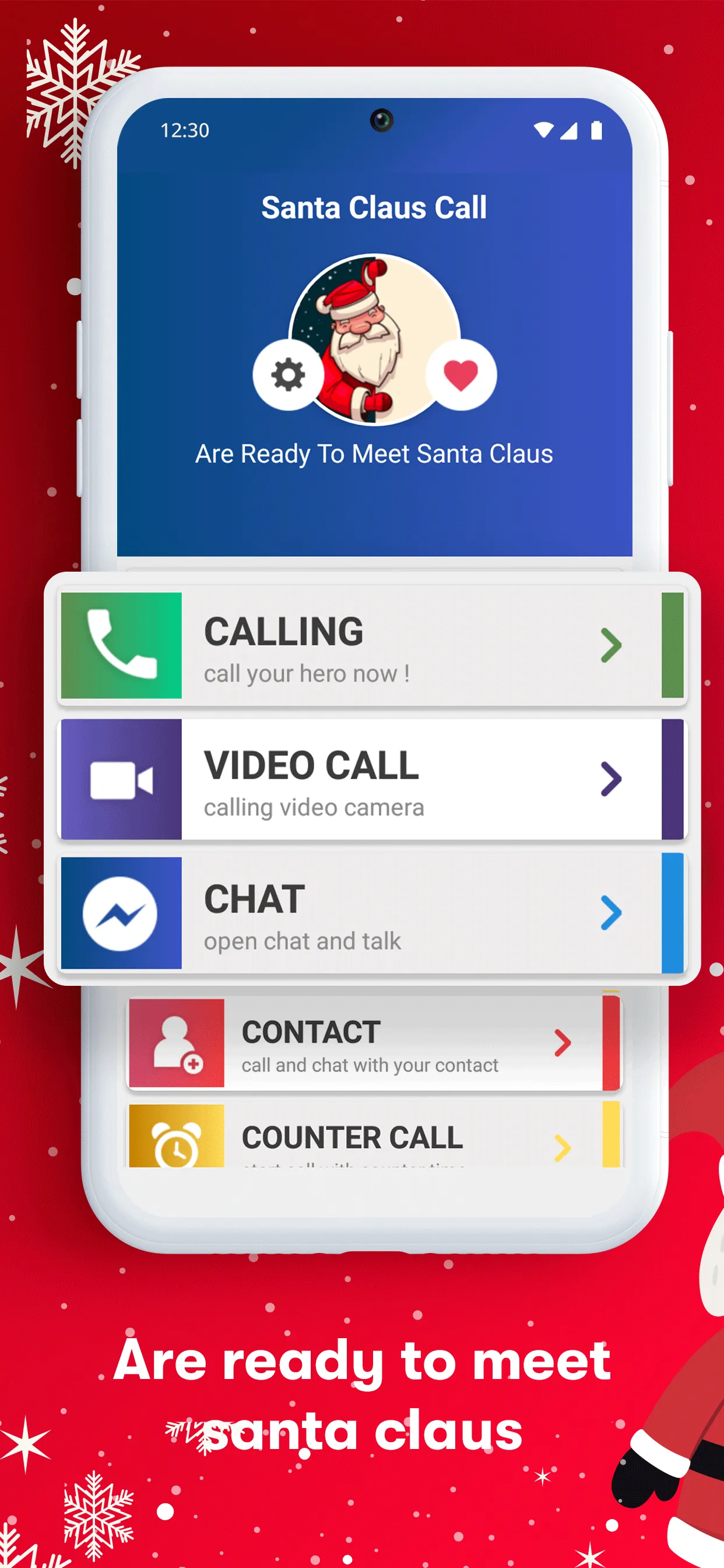 Santa Claus Video Call Prank | Indus Appstore | Screenshot