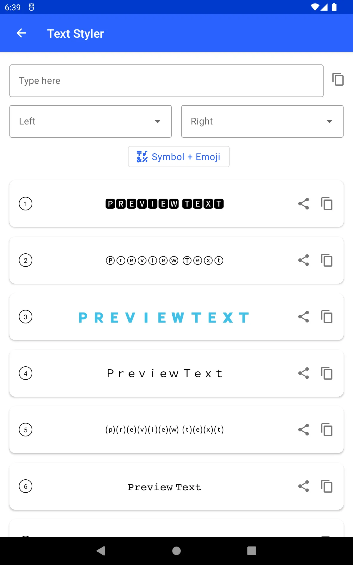 FontHut: Stylish text maker | Indus Appstore | Screenshot