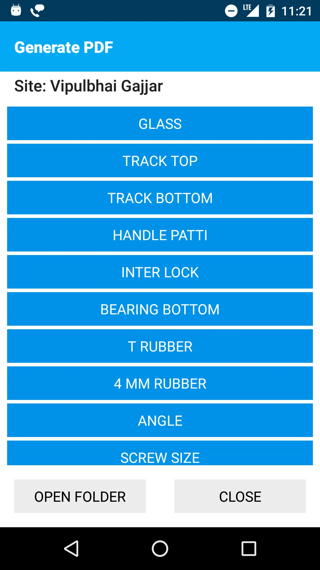 Section Window Materials Calcu | Indus Appstore | Screenshot