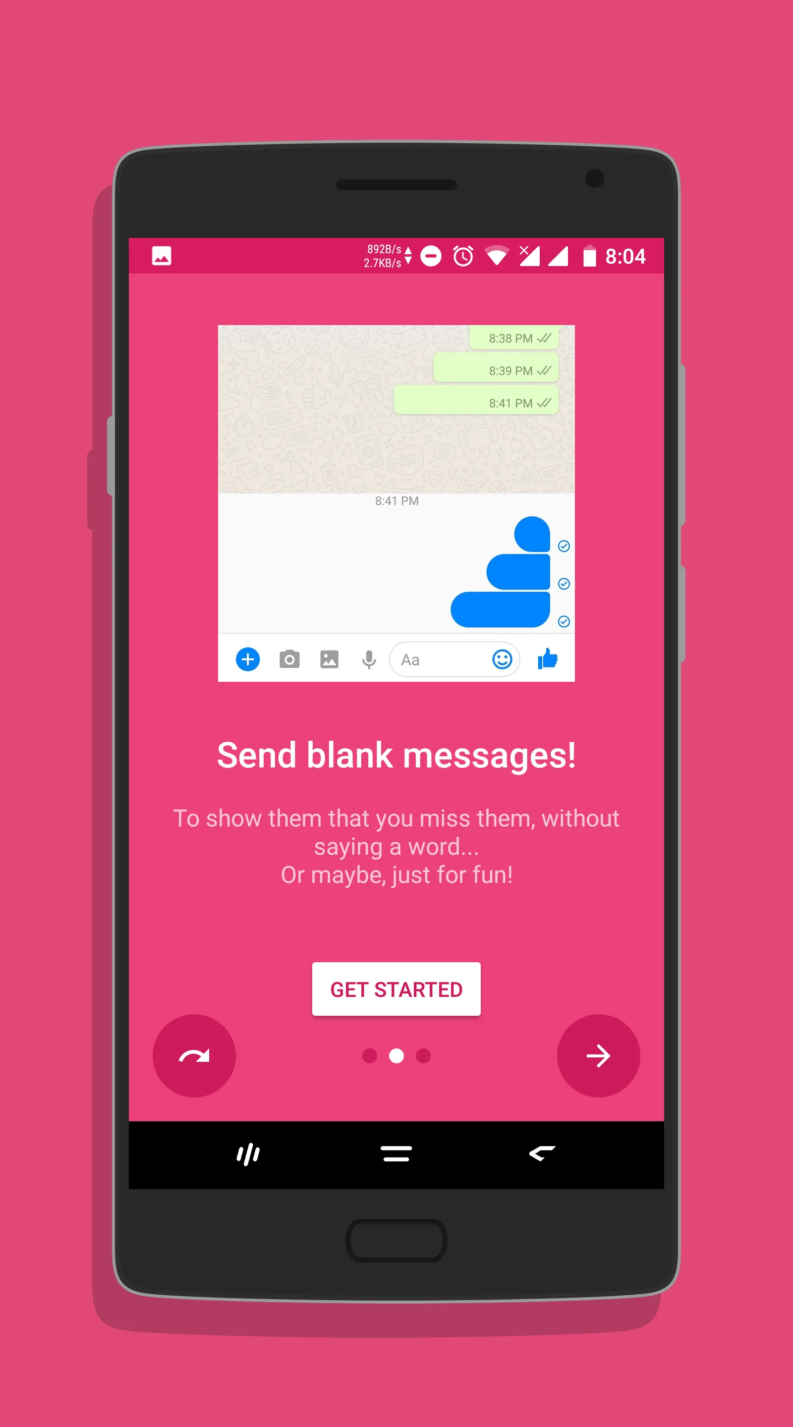 Empty Text!  - Send Blank mess | Indus Appstore | Screenshot