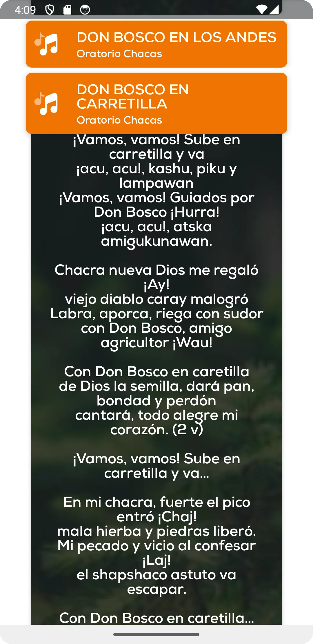 Oratorio Don Bosco Perú | Indus Appstore | Screenshot