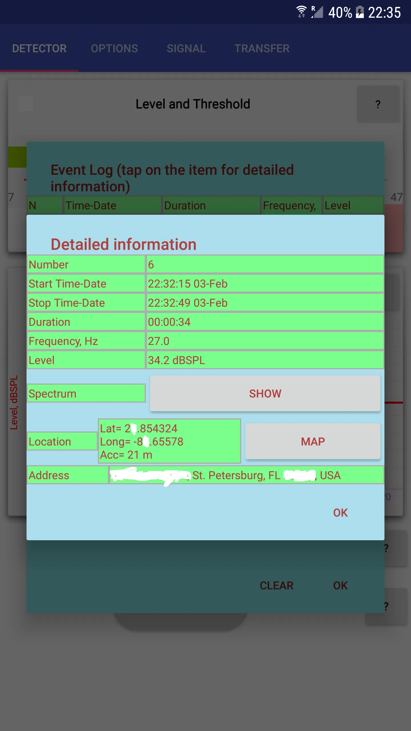 InfraSound Detector | Indus Appstore | Screenshot