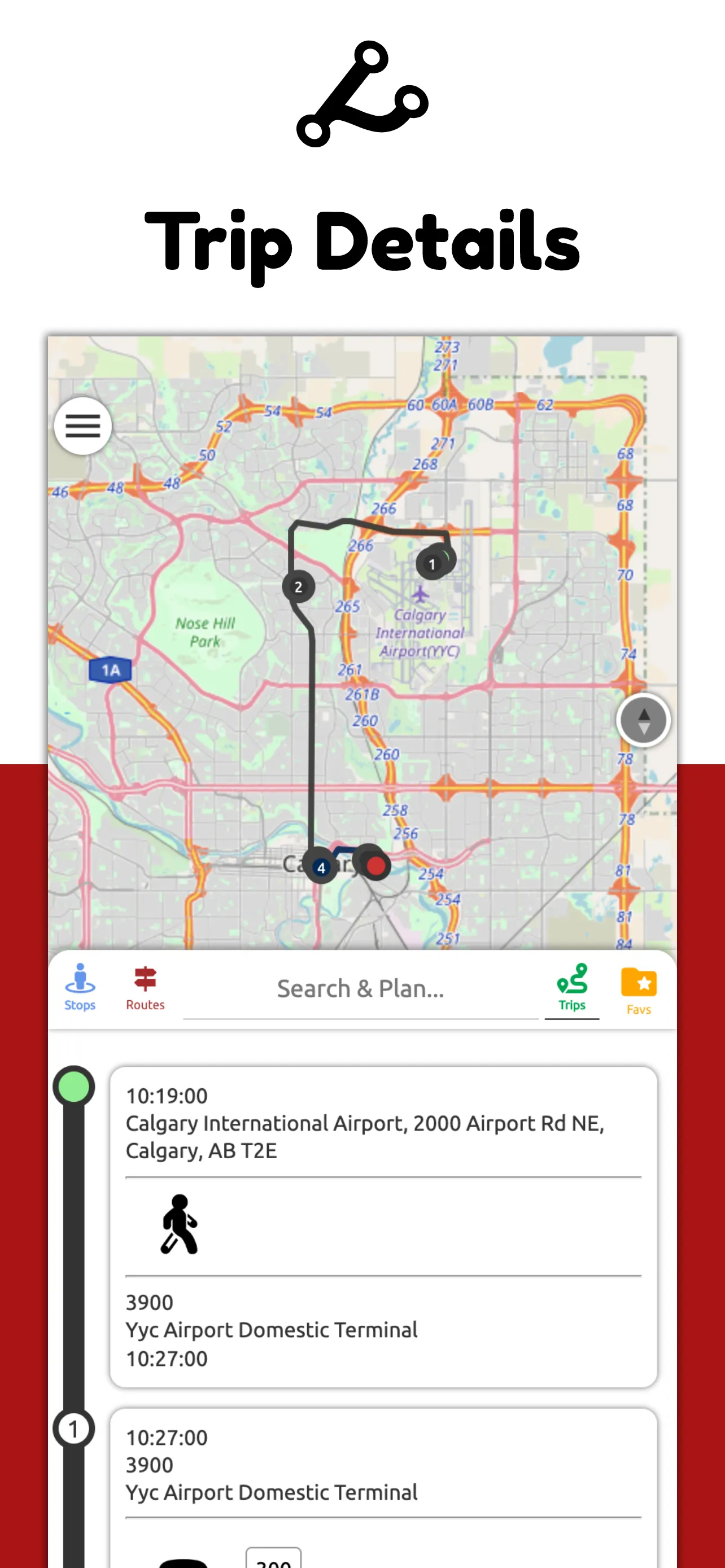 Calgary Transit Real-Time | Indus Appstore | Screenshot