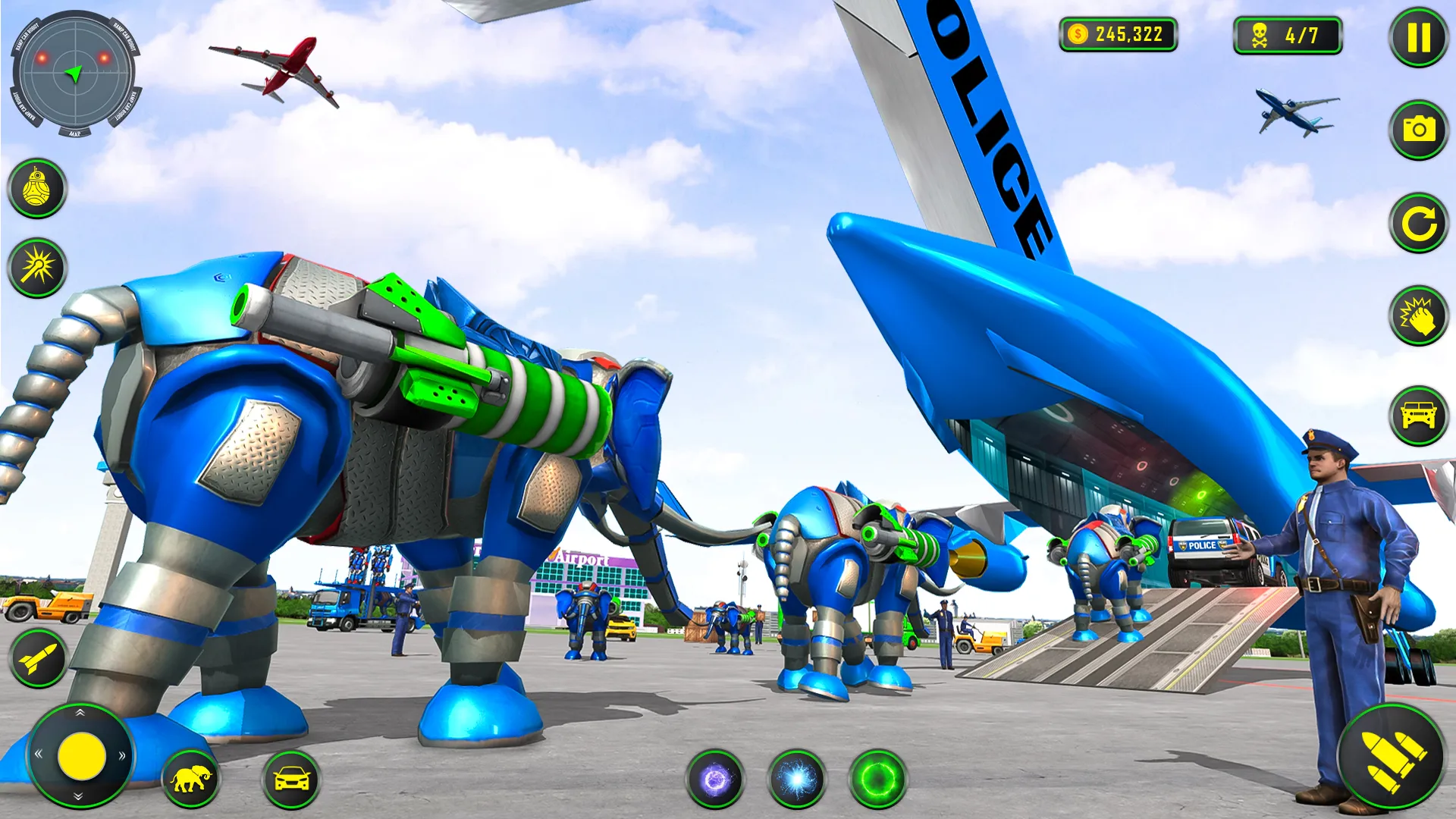 Elephant Robot Car: Robot Game | Indus Appstore | Screenshot