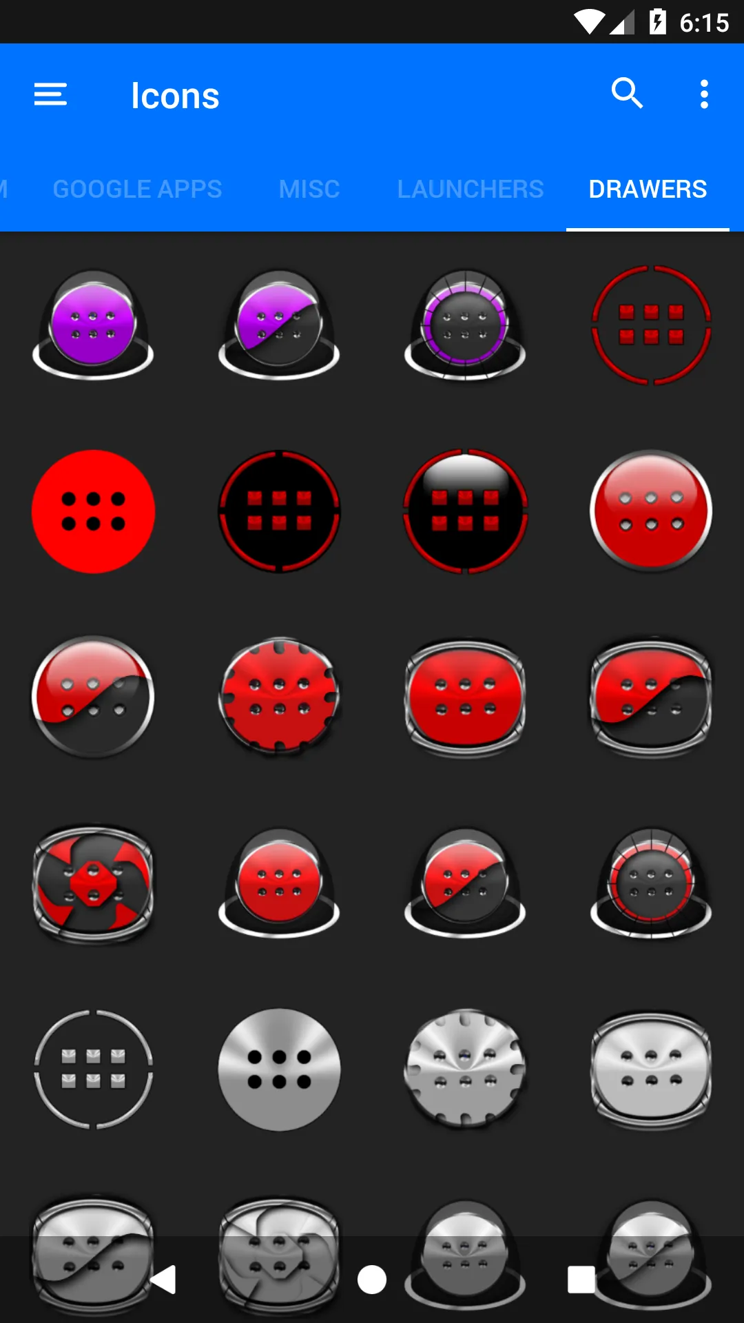 Oreo Red Icon Pack | Indus Appstore | Screenshot