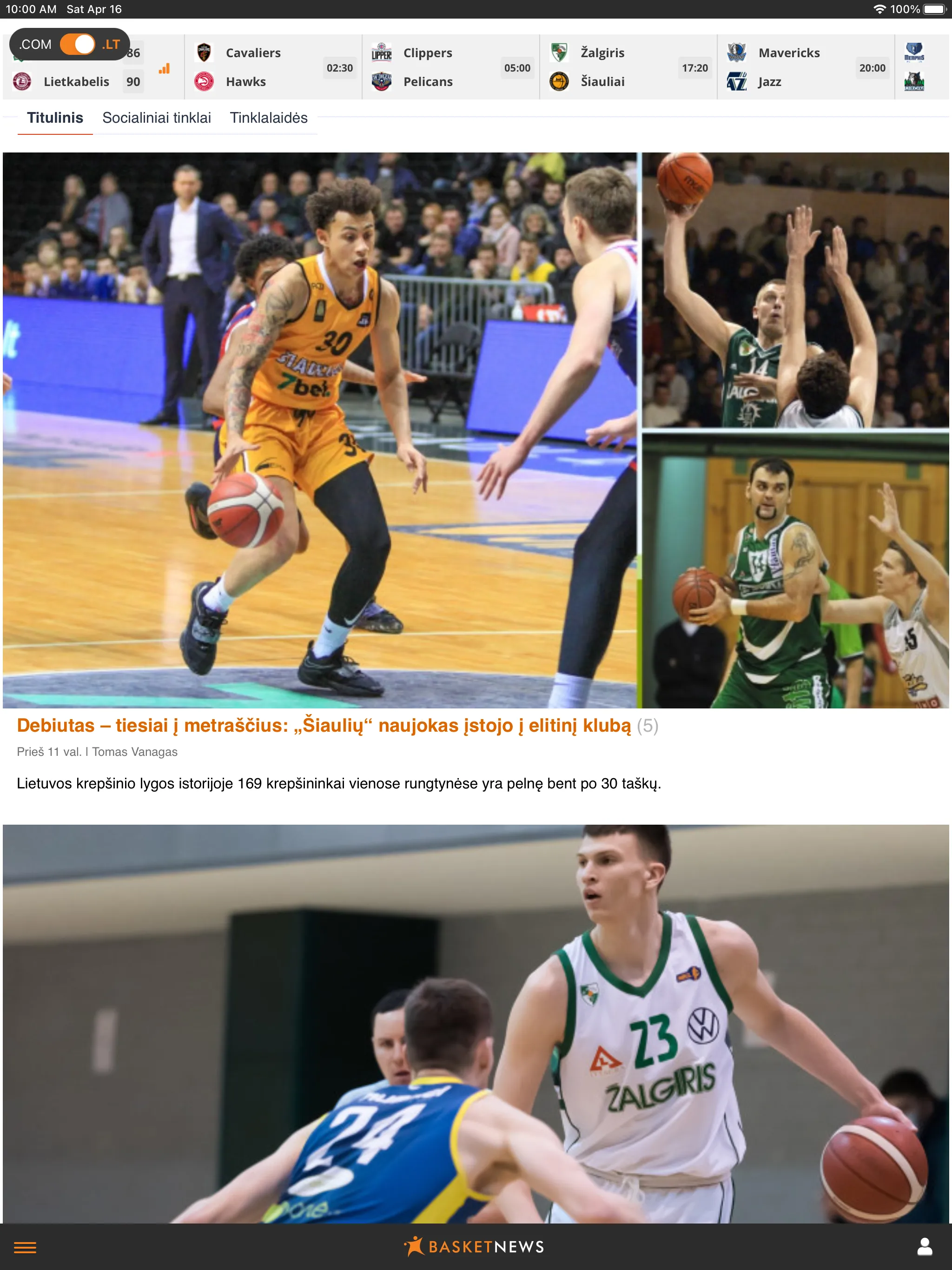 BasketNews | Indus Appstore | Screenshot